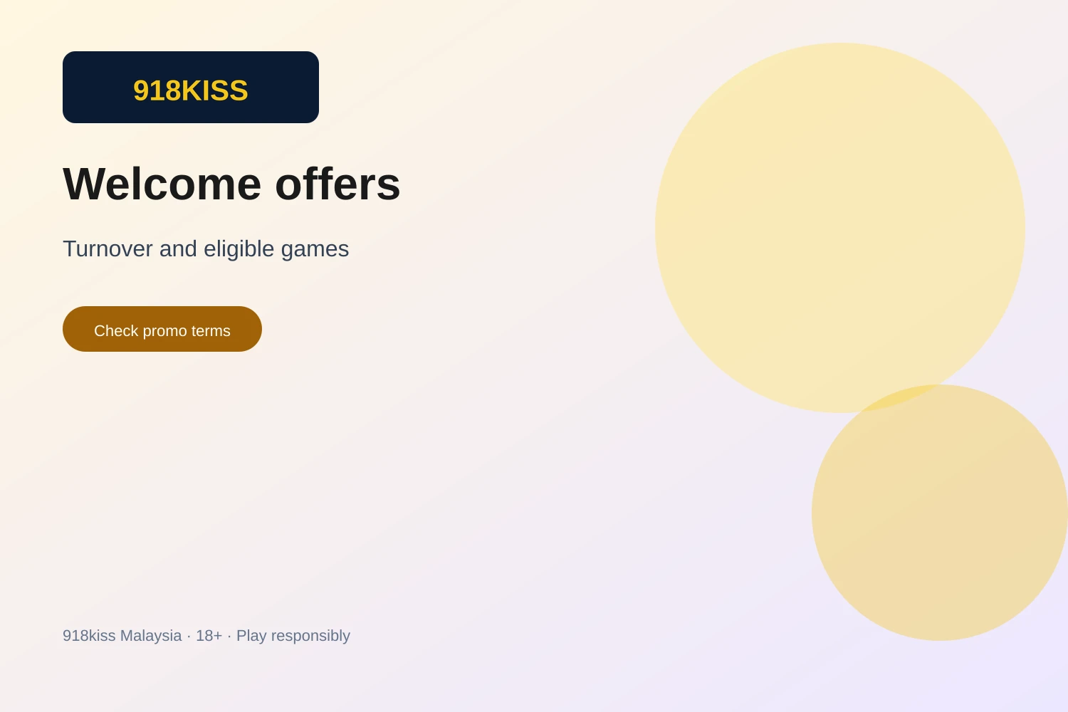 918kiss bonus and free credit in Malaysia: turnover, games, and claim windows